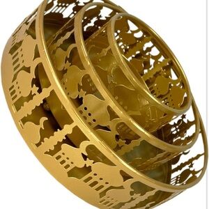 3pcs Ramadan Tray, Round Serving Tray Decorative Tray Candy Snack Serving